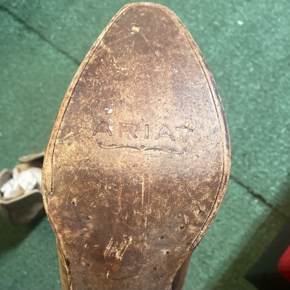 Ariat Brown Western Ankle Boots - Picture 7 of 14